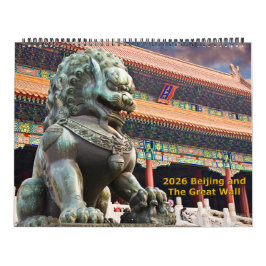 2026 Beijing and the Great Wall Calendar Kalender