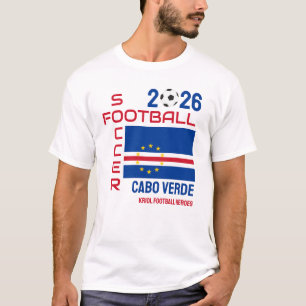 2026 Benutzerdefiniert Cabo Verde Fußball CAP VERD T-Shirt