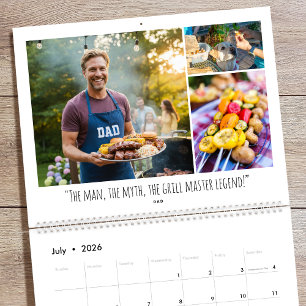 2026 Benutzerdefinierte Foto-Spaß Familien-Sprüche Kalender