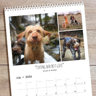 2026 Benutzerdefinierter Fotokalender Familienzita Kalender