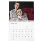 2026 Benutzerdefinierter Hochzeitsfoto-Chic-Script Kalender (Jan 2027)