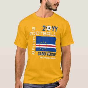 2026 Benutzerdefiniertes Cabo Verde Fußball CAPE V T-Shirt