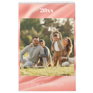 2026 Benutzerdefiniertes Familienfoto Kalender