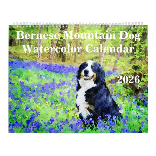 2026 Bernese Mountain Dog Mama Lover Owners Gift Kalender (Titelbild)