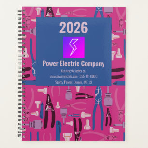 2026 Beruflicher Jahresplaner für Elektriker Planer