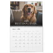 2026 Best Dog Ever Create Your Own Photo Pet Kalender (Mär 2026)