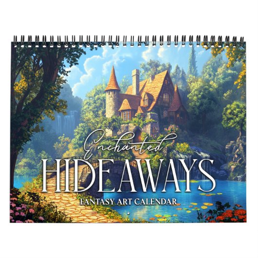 2026 Bezauberter Fantasiekalender von Hideaways Kalender (Titelbild)