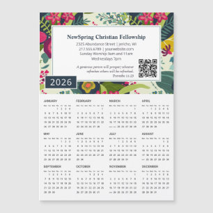 2026 Bibelkalender Magnet Blumenkirche Geschenk