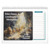 2026 Bibelszenen & Landschaften 12 Monate Kalender (Titelbild)
