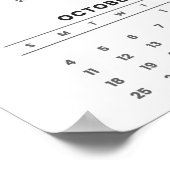 2026 Bison & Mountain Landscape Calendar Poster (Ecke)