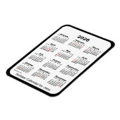 2026 Black Holiday Calendar von Janz Magnet (Linke Seite)