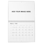 2026 Blank Ihres benutzerdefinierten Foto-Kalender Kalender (Feb 2026)