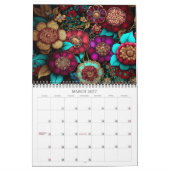 2026 Blume Magic 2 Stilisierte Blume Art Kalender (Mär 2027)