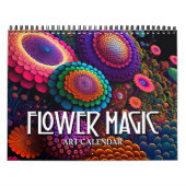 2026 Blume Magic Stylisierte Blume Art Kalender (Titelbild)