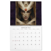 2026 Blume und Knochen-Surreal Gotische Horror Kun Kalender (Feb 2027)