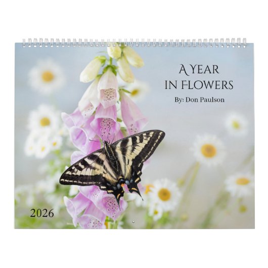 2026 Blumenfotografie-Wandkalender Kalender (Titelbild)