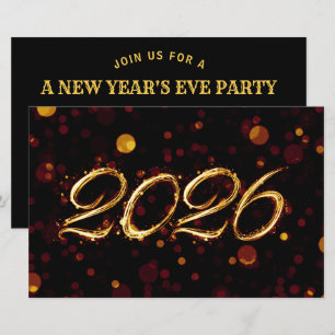 2026 Bokeh-Lichter Silvesterparty