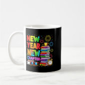 2026 Bookworm Funny Happy New Year Chapter Book Lo Kaffeetasse (Links)
