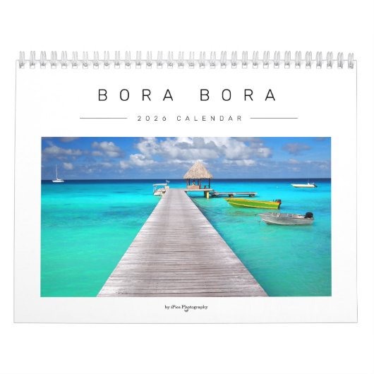 2026 Bora Bora landscape photography Kalender (Titelbild)