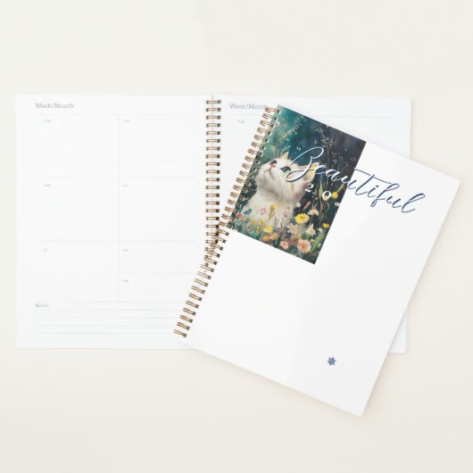 2026 Botanischer Katzenplaner | Minimalistischer K Planer (Anzeige)