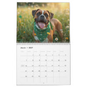 2026 Boxer Dog Wall Calendar | 12 Month Calendar Kalender (Mär 2027)