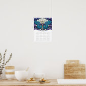 2026 Butterfly Fantasy Art Full Year Calendar Poster (Küche)