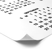 2026 Calendar 12 Photo Collage Poster (Ecke)