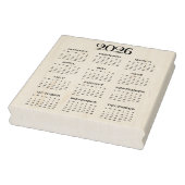 2026 Calendar #1 Four Rows, Three Columns Gummistempel (Stempel)