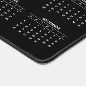 2026 Calendar Business-Logo Firmensitz Schreibtischunterlage (Ecke)