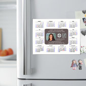 2026 Calendar Business-Logo QR Moderne Magnetic Magnetkarte