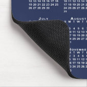 2026 Calendar Business-Logo und Text Navy Blue Mousepad (Ecke)