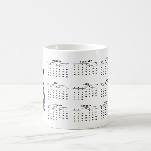 2026 Calendar Business-Logos Geschenk für Firmensi Kaffeetasse (Mittel)