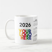 2026 Calendar Business-Logos Geschenk für Firmensi Kaffeetasse (Links)