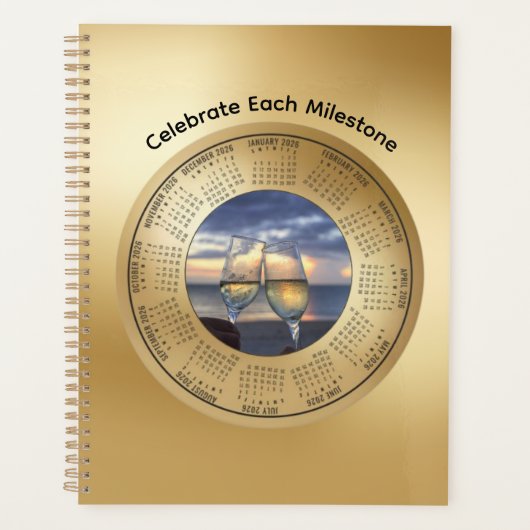2026 Calendar Celebrate Each Milestone Planer (Vorderseite)