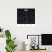 2026 Calendar Corporate Business Logo Branded  Poster (Heimbüro)