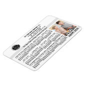 2026 Calendar Custom Business Logo Name Photo Whit Magnet (Linke Seite)