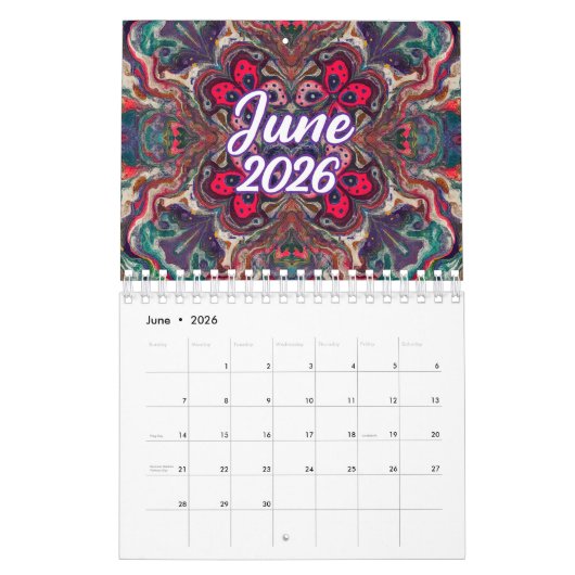 2026 calendar kalender (Jun 2026)