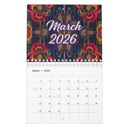 2026 calendar  kalender (Mär 2026)