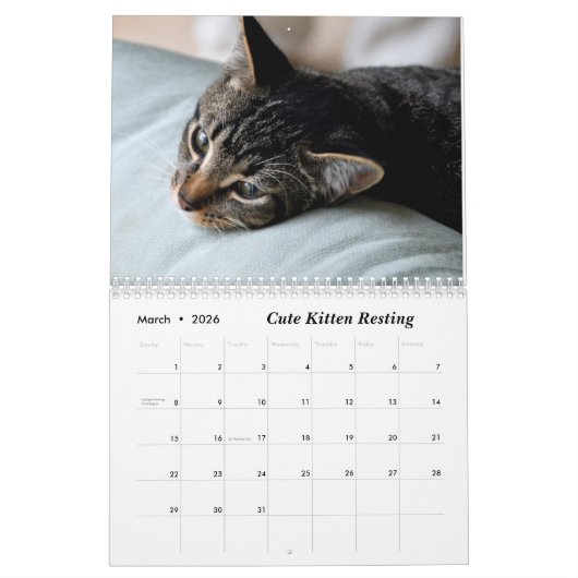 2026 Calendar Kalender (Mär 2026)