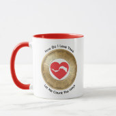 2026 Calendar Lovers' How Do I Love Thee Coffee Tasse (Links)