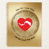 2026 Calendar Lovers' How Do I Love Thee Planner Planer (Vorderseite)
