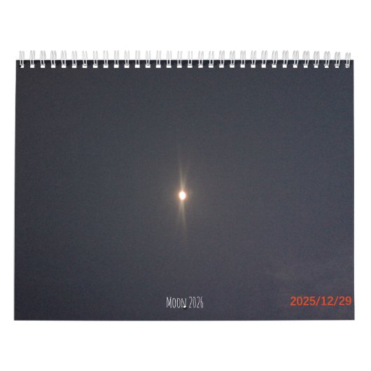 2026 Calendar moon 2026 Kalender (Titelbild)