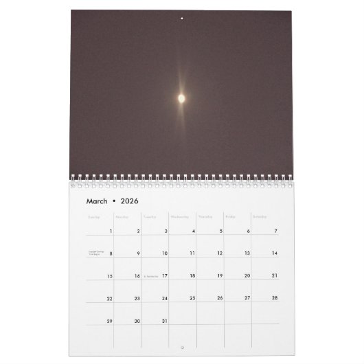 2026 Calendar moon 2026 Kalender (Mär 2026)