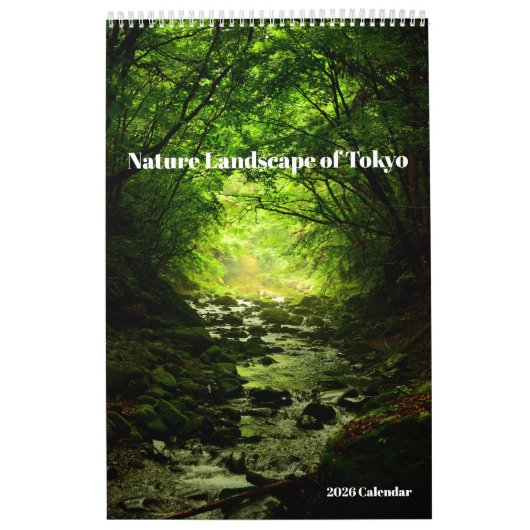 2026 Calendar , Nature landscape of Tokyo Kalender (Titelbild)