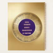 2026 Calendar Quote Not Going Down Without A Fight Planer (Rückseite)