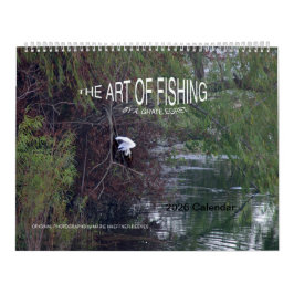 2026 Calendar: The Art of Fishing by A.Grate Egret Kalender