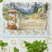 2026 Calendar Towel Alps Mountains Proverbs Geschirrtuch (Gefaltet)