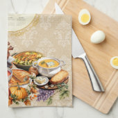 2026 Calendar Towel Grace Bless Us O Lord Geschirrtuch (Viertel Falte)