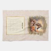 2026 Calendar Towel Horse in Sunset Geschirrtuch (Horizontal)