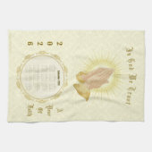 2026 Calendar Towel In God We Trust Geschirrtuch (Horizontal)